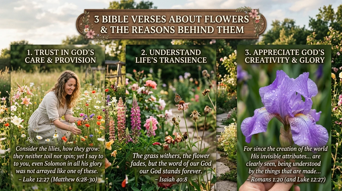1. Flowers Remind Us of God's Loving Care