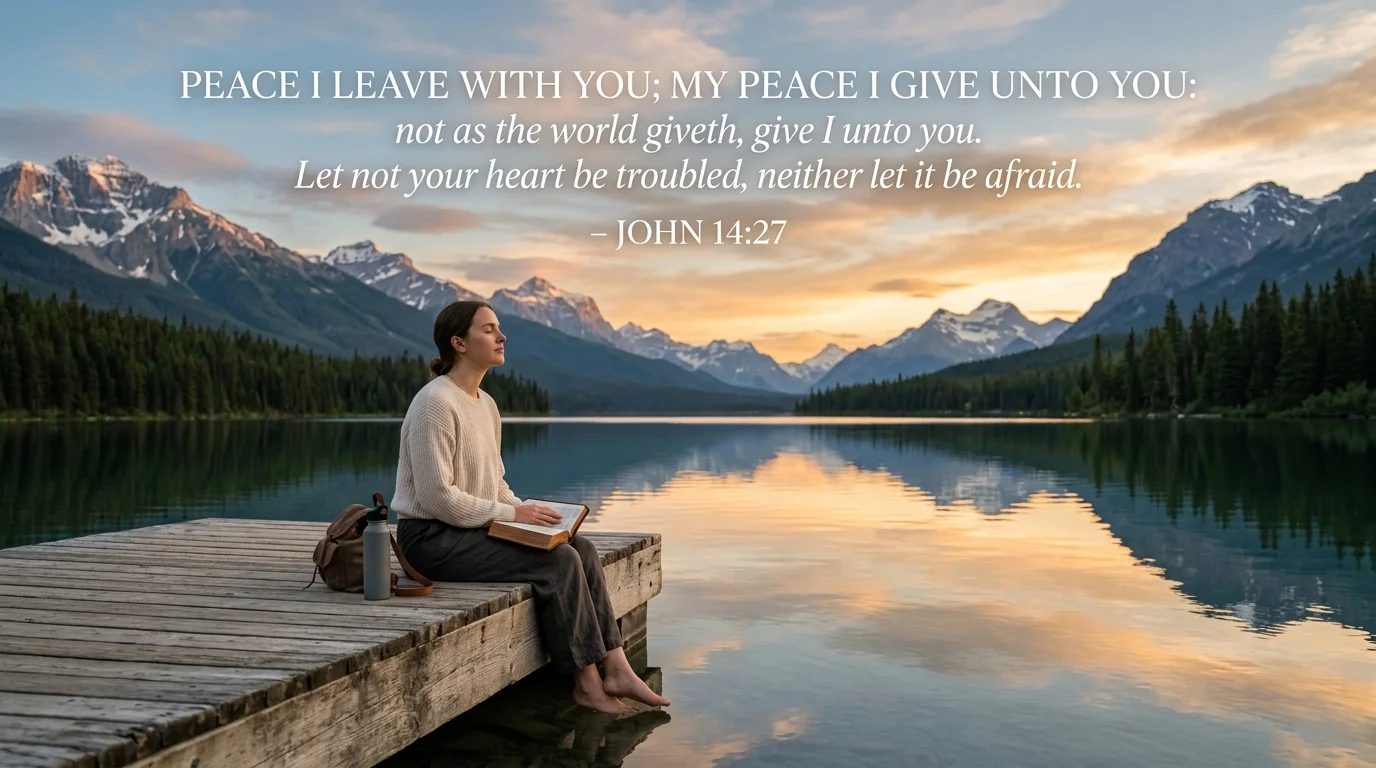 2. Meditate on Peace Scriptures