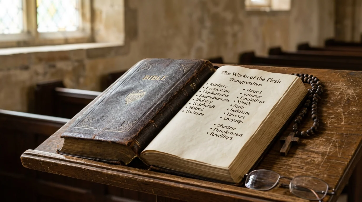 Major Bible Passages That List Sins