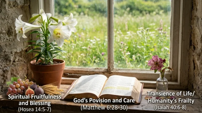 bible verse about flowers