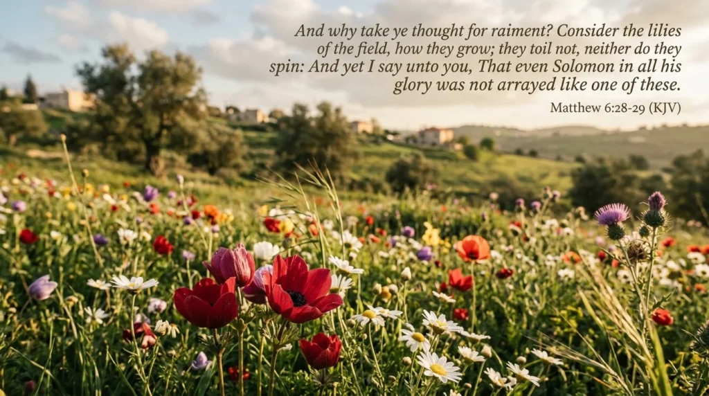 bible verses about flowers