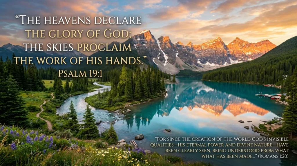 bible verses about nature beauty
