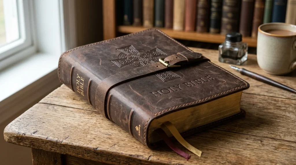 leather bible cover