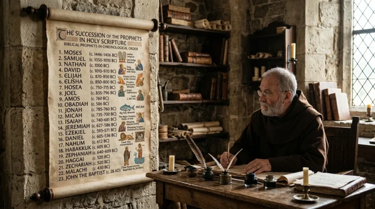 list of prophets in the bible in order